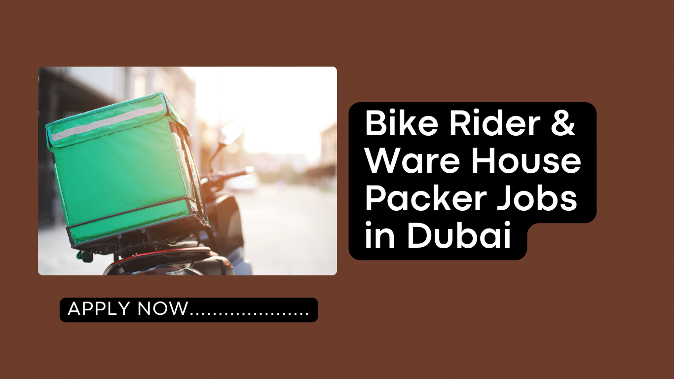 Bike Rider Jobs in Dubai