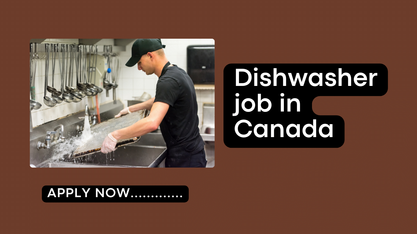 Dishwasher job in Canada