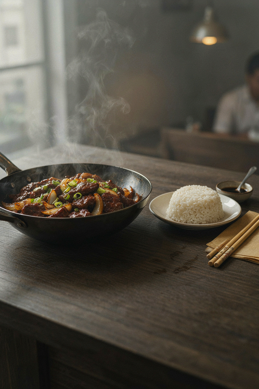 Beef and Onion Stir Fry