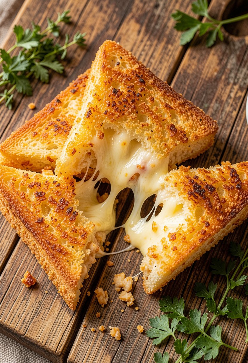 chicken cheese toast pockets