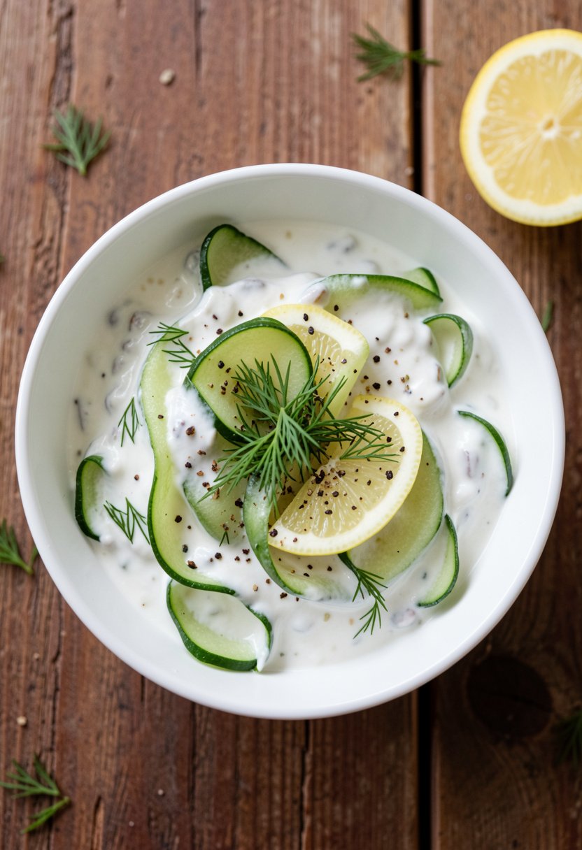 Creamy Cucumber Salad