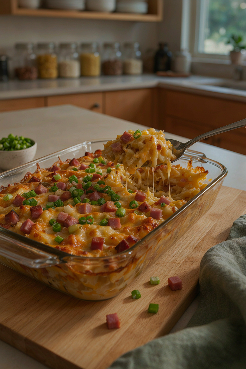Creamy Potato Noodle Casserole