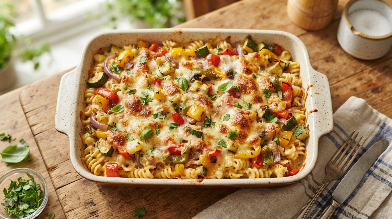 Creamy Vegetable Pasta Bake