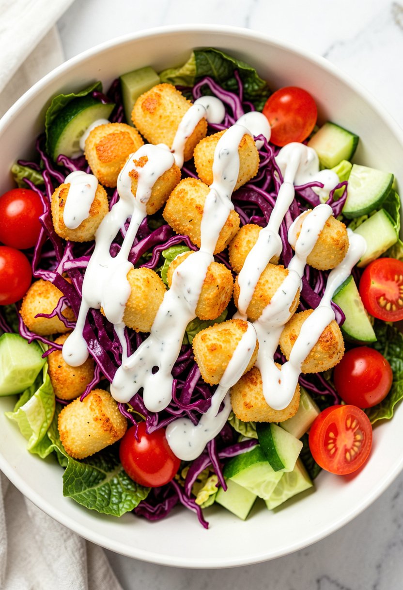Crunchy Gnocchi Salad