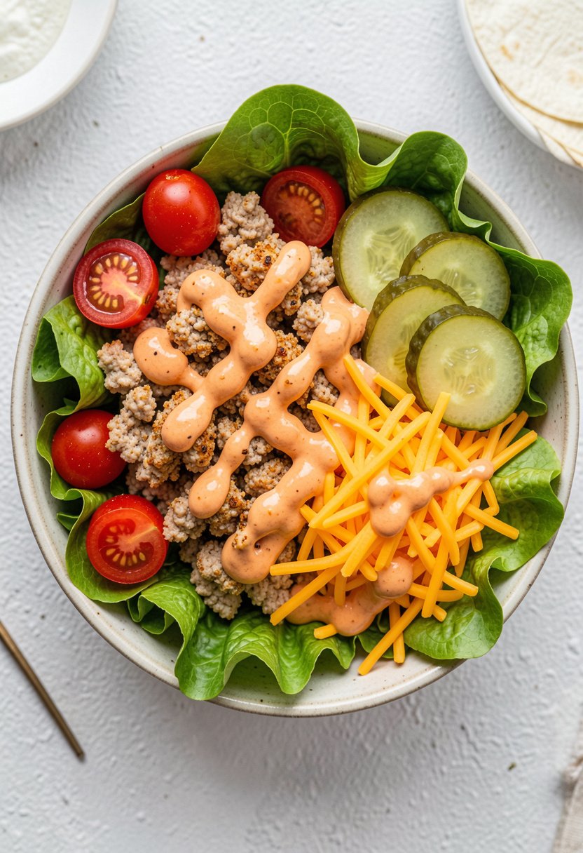 Healthy Chicken Burger Bowl Recipe