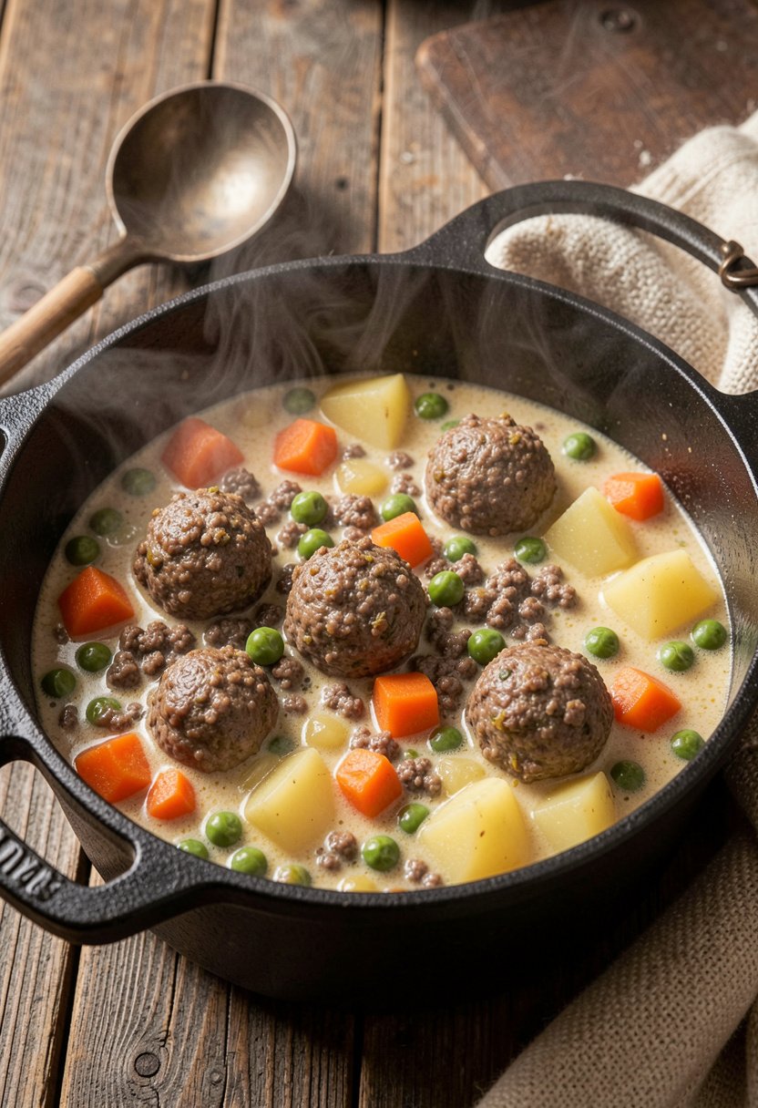 Hearty Ground Beef Potato Stew