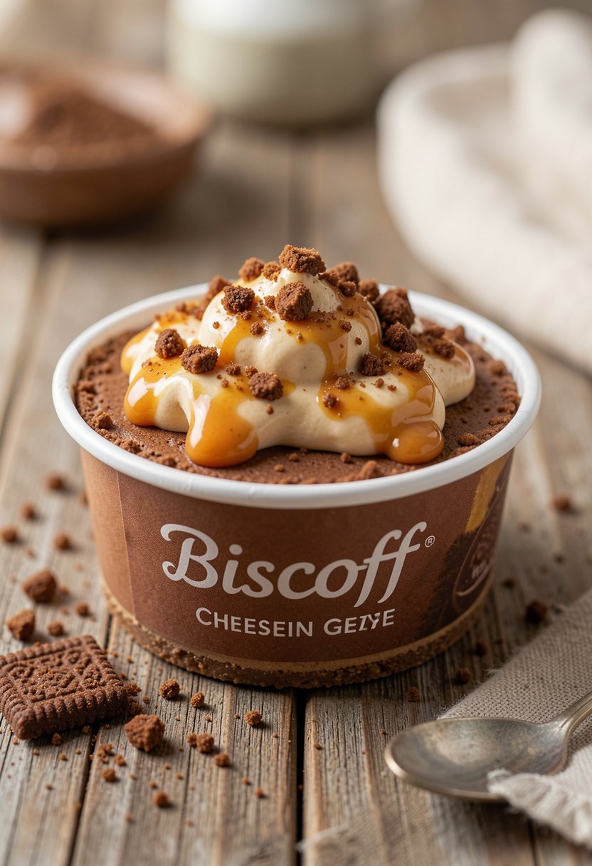 High Protein Biscoff No Bake Cheesecake