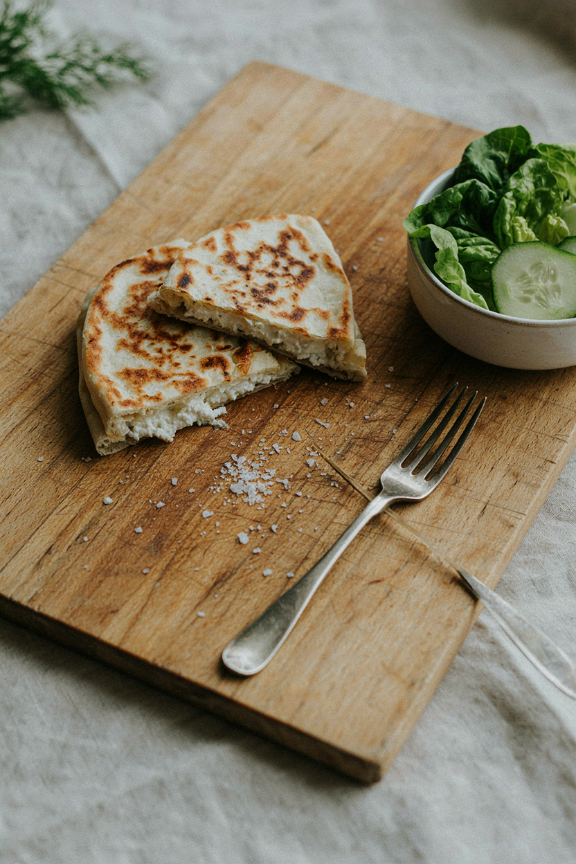 High Protein Cottage Cheese Flatbread