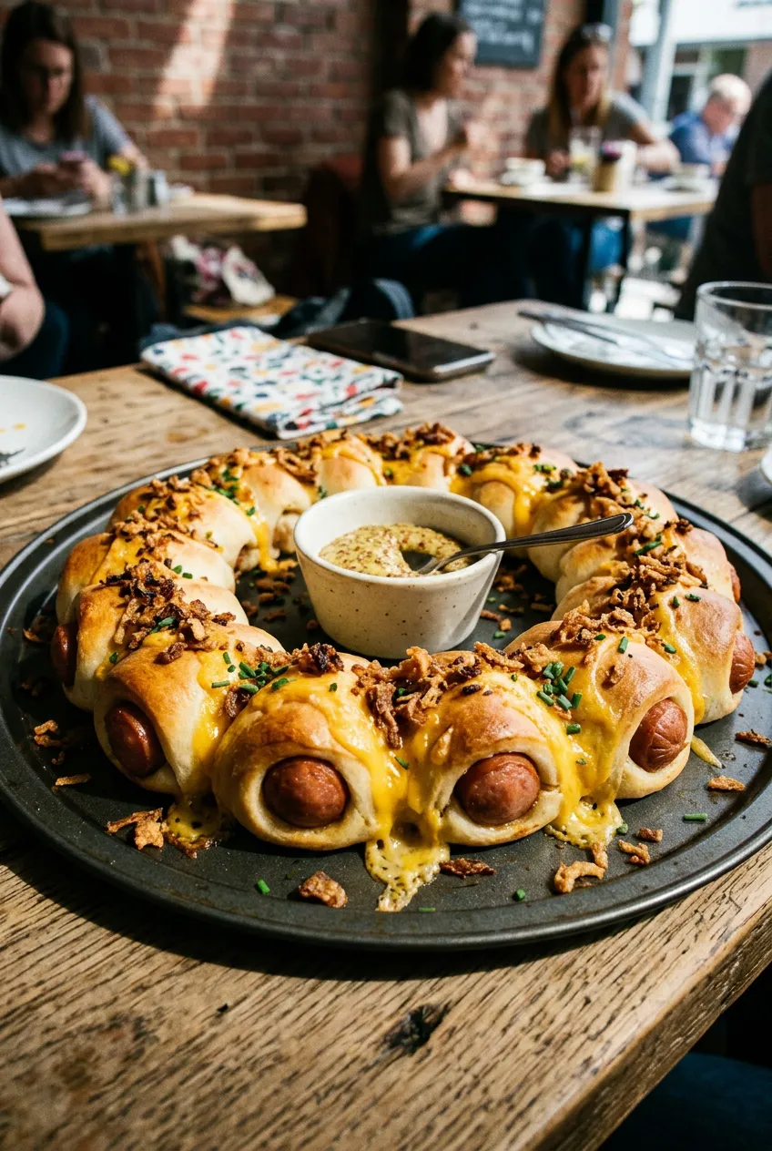 Hot Dog Pull Apart Ring Recipe