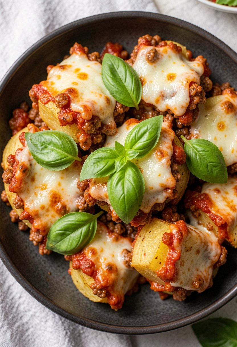 Lasagna Potato Bites