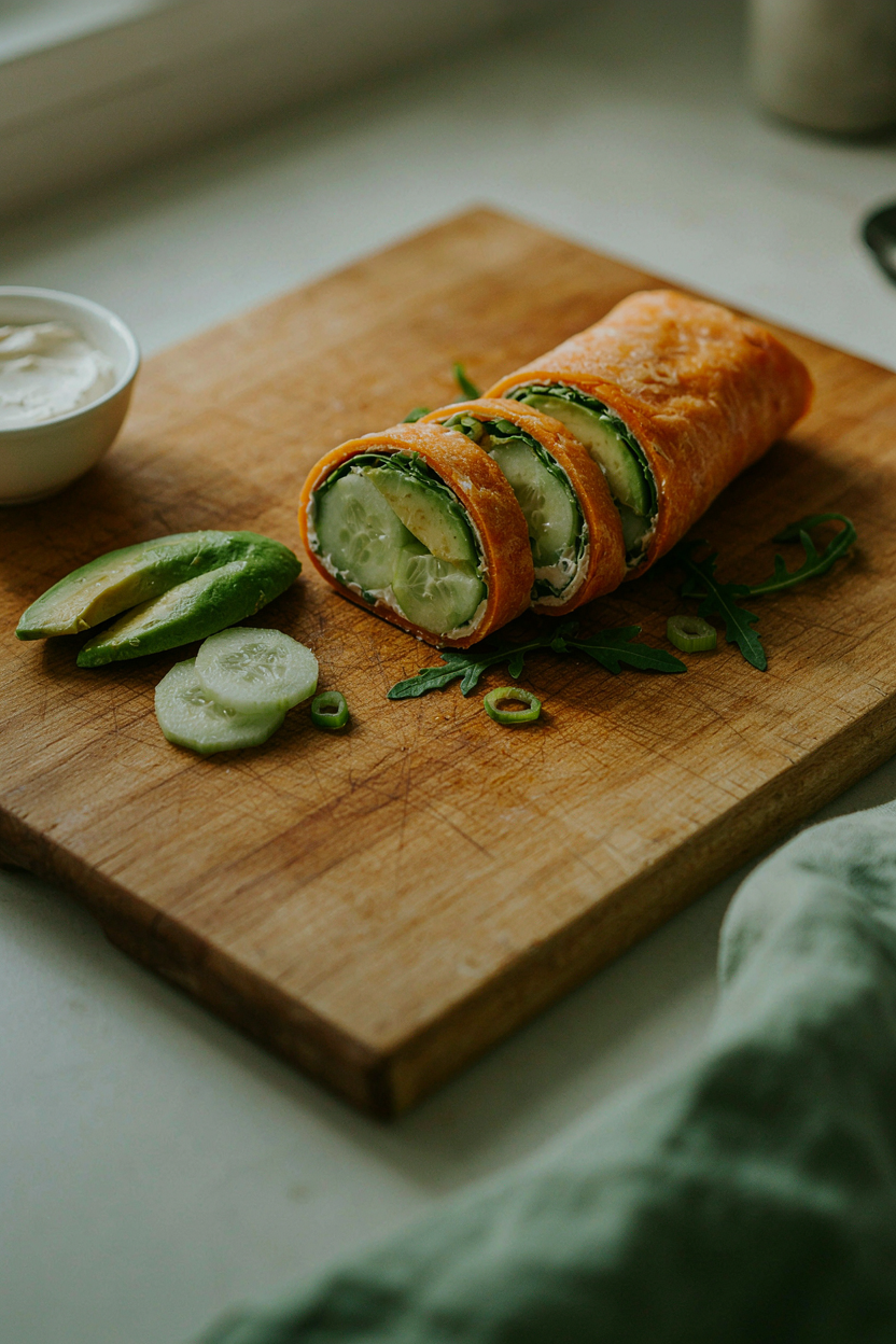 Low Carb Carrot Wrap
