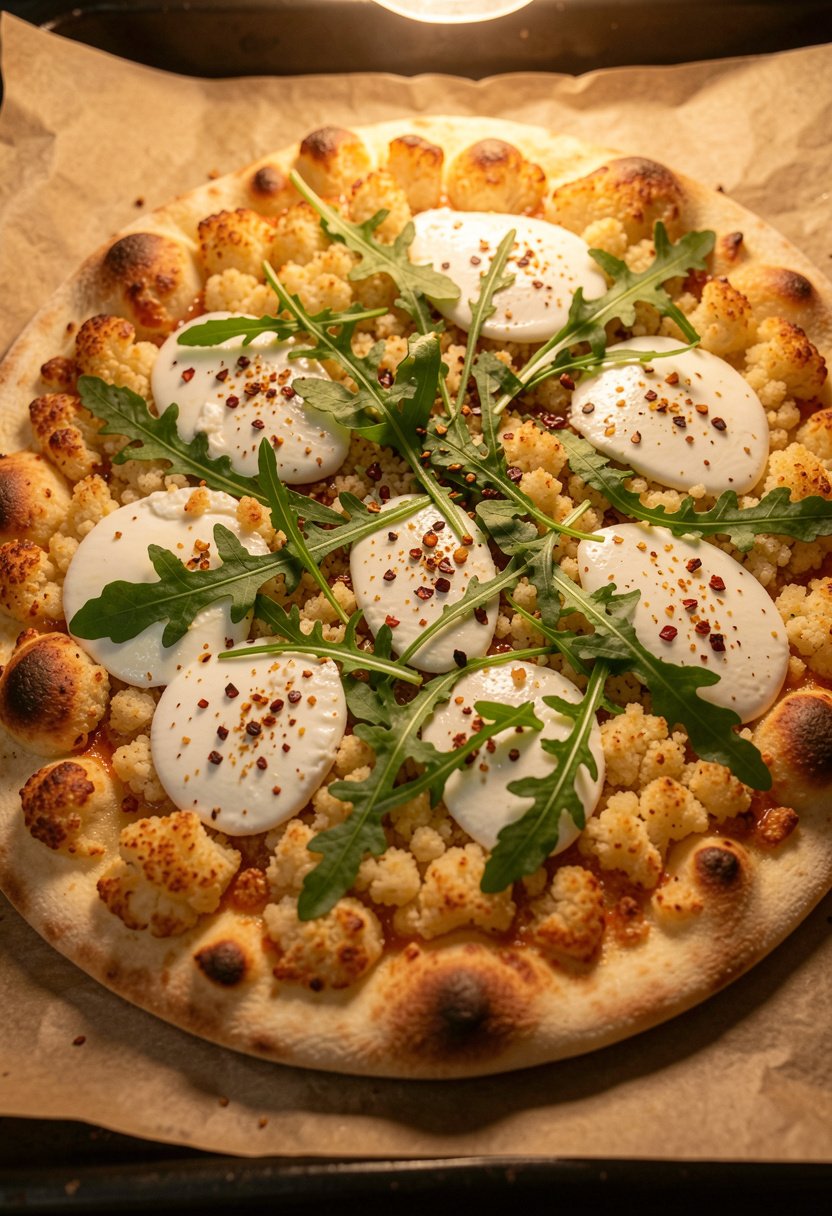 Low Carb Cauliflower Pizza Crust