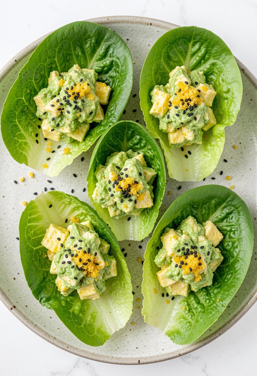 Stuffed Lettuce Boats Recipe