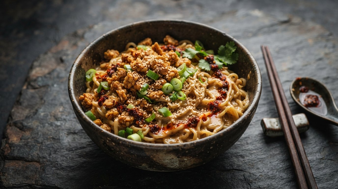 Vegan Dan Dan Noodles Recipe