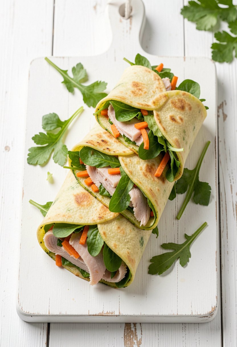 Zucchini Carrot Wraps
