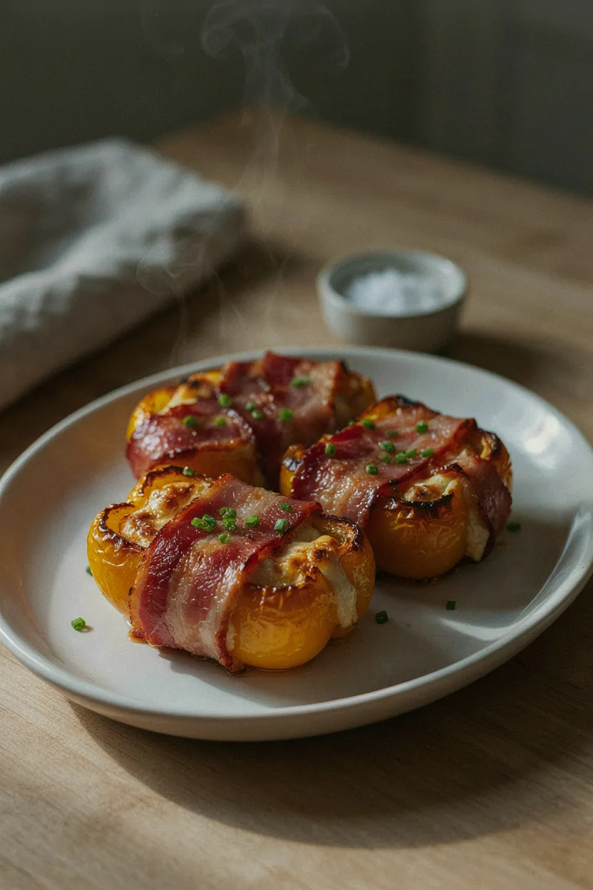 Bacon Cream Cheese Stuffed Peppers
