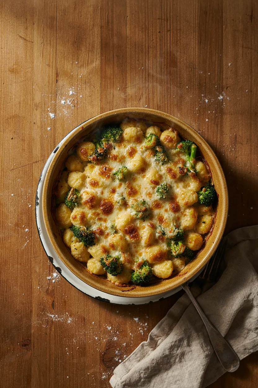 Broccoli Gnocchi Bake