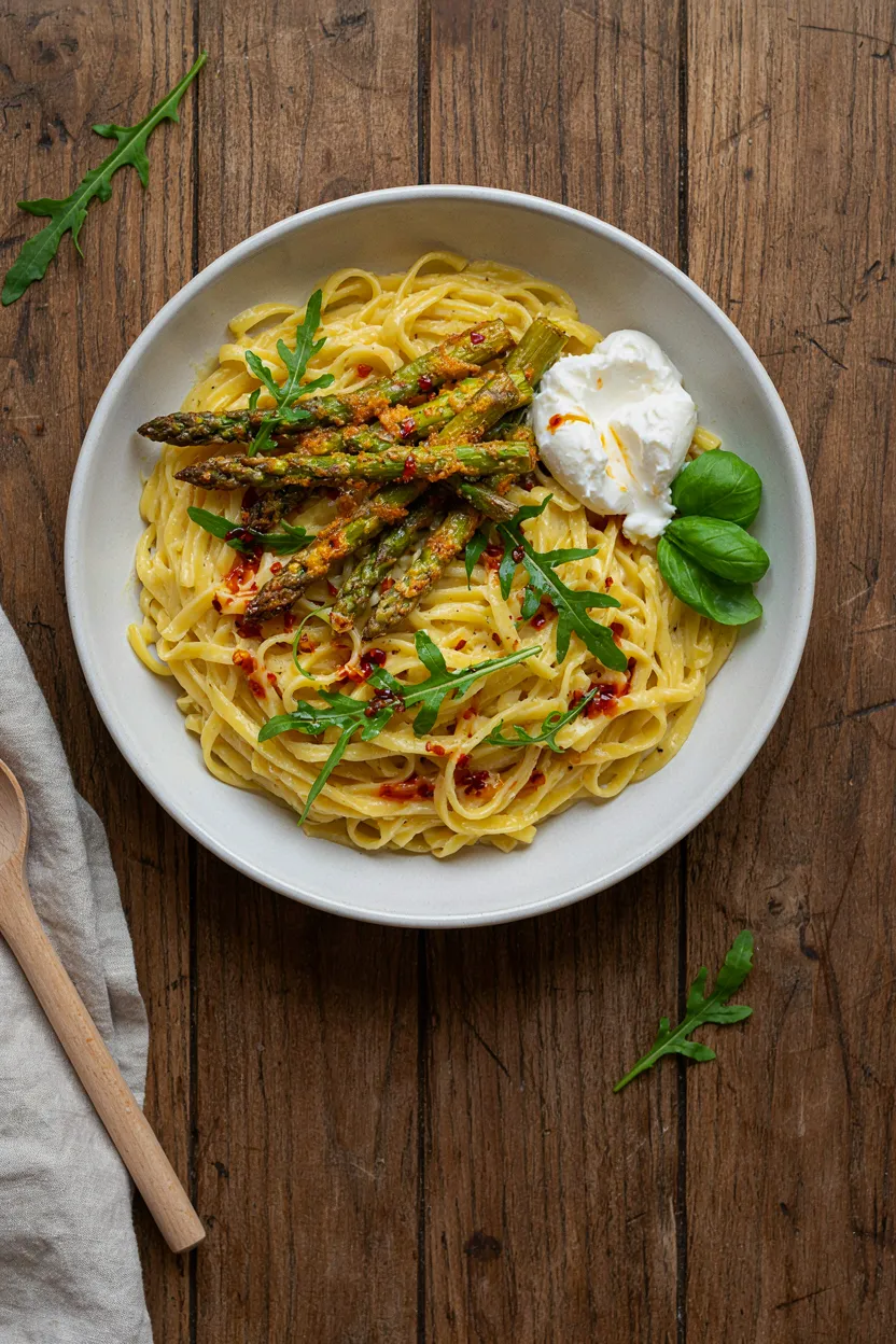 Crispy Asparagus Pasta