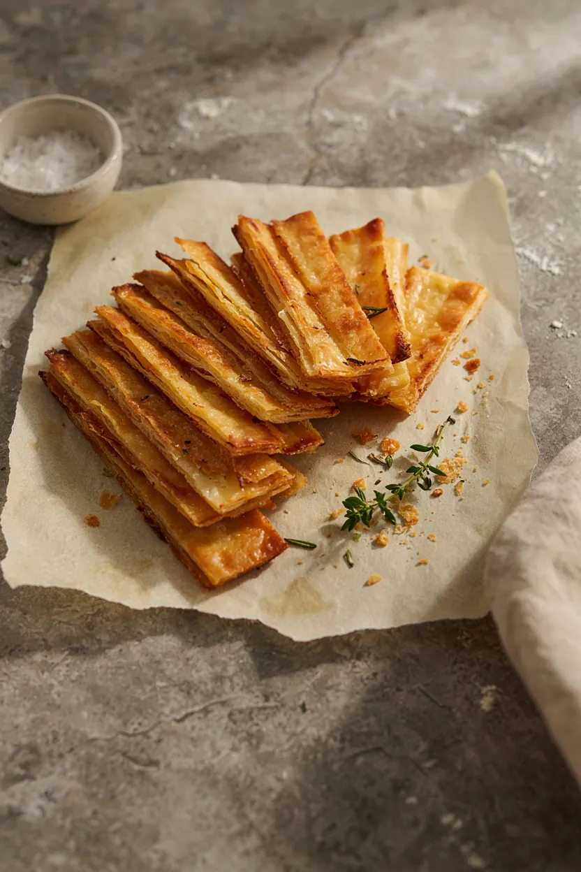 Baked Cheese Straws Recipe