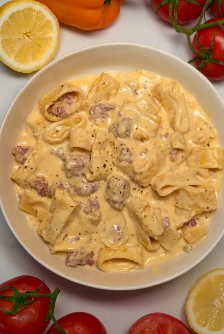 Lemon Sausage Pasta Recipe