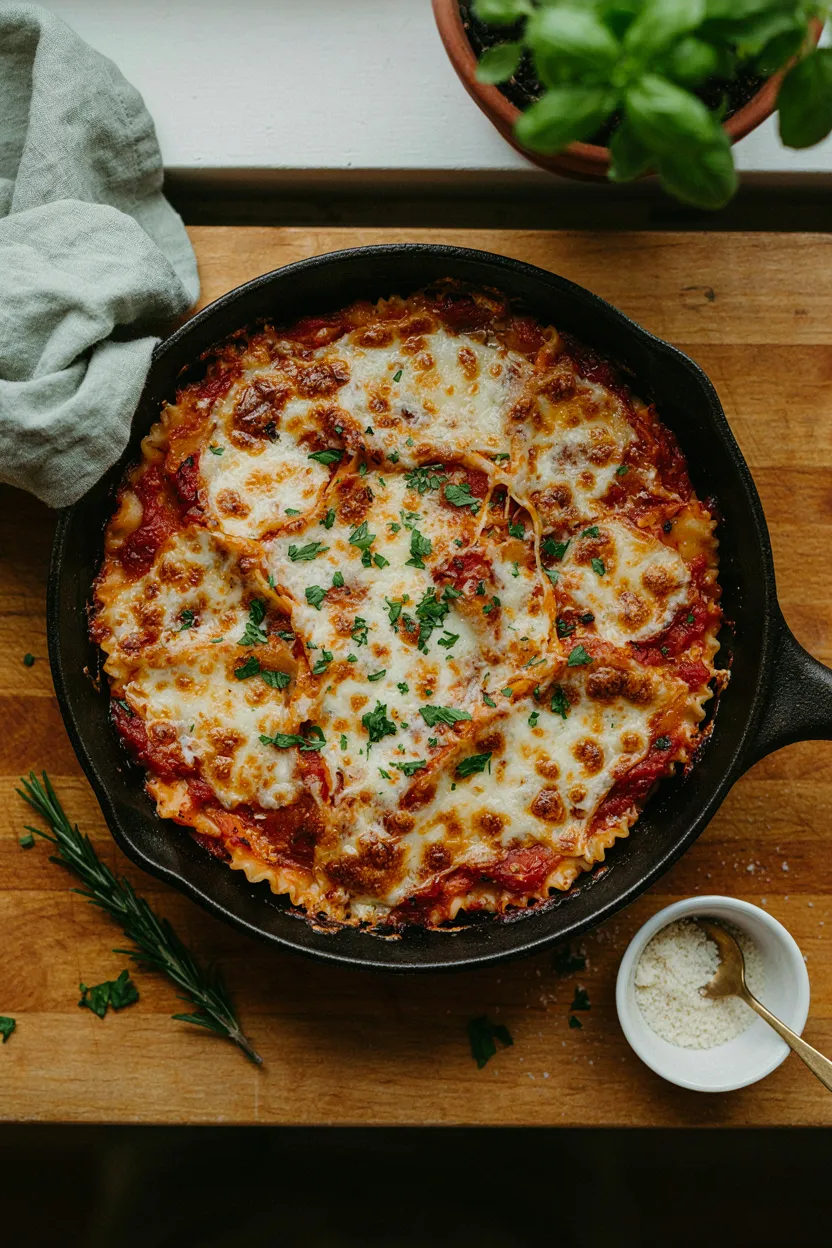 Skillet One Pot Lasagna