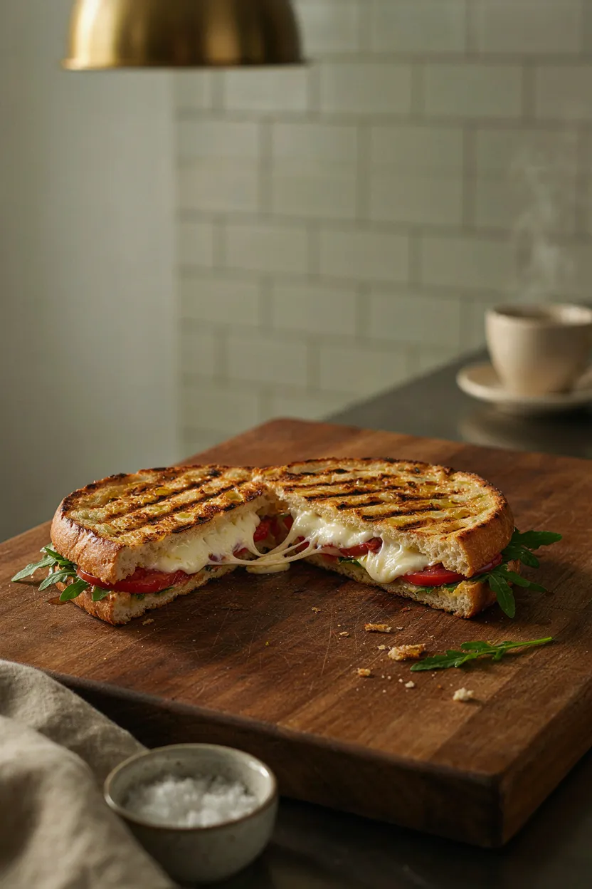 Tomato Mozzarella Panini Recipe